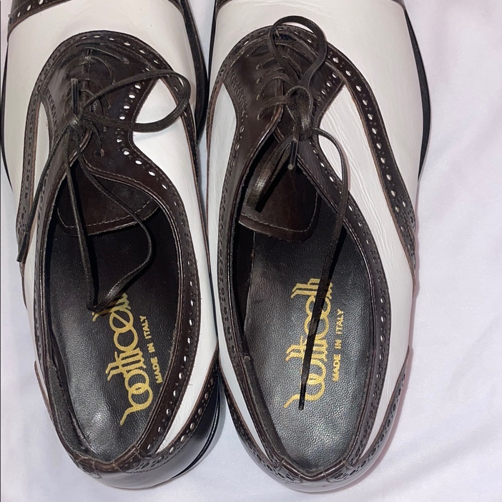 Botticelli Italian Leather Two-Tone Oxford Dress Shoes - Picture 12 of 15